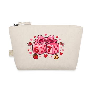 Cœur Cube 67 Six Seven Cadeau de la Saint-Valentin - Trousse biologique - nature - Devant