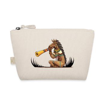 Illustration du trompettiste cheval tribal - Trousse biologique - nature - Devant