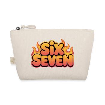 Six Seven 67 - Mèmes Drôles de la Gen Alpha - Trousse biologique - nature - Devant