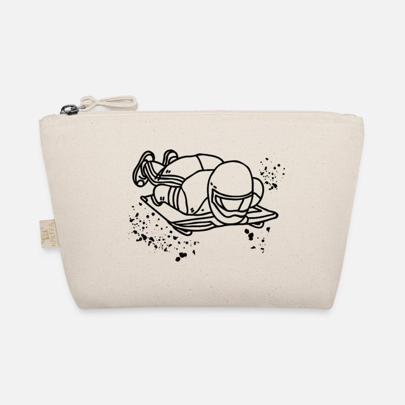 Skeleton Bobsleigh Winter Sports Sled Organic Pouch