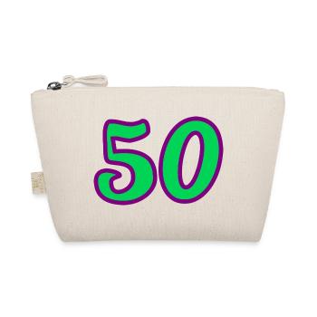 50. 50 ANS. 50e ANNIVERSAIRE. ANNIVERSAIRE 50 ANS. - Trousse biologique - nature - Devant