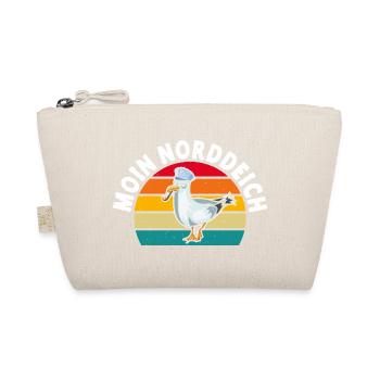 North Sea Holiday MOIN NORDDEICH Funny - Organic Pouch - nature - Front
