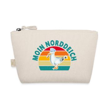 North Sea Holiday MOIN NORDDEICH Funny - Organic Pouch - nature - Front