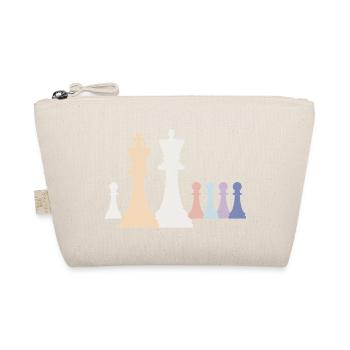 Pions d’échecs pastel Roi Dame Pion - Trousse biologique - nature - Devant