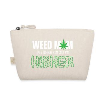 Weed Mom Like Normal Mom Only Higher - Organic Pouch - nature - Front