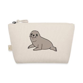 Seal Seal T-shirt Gift Northern Germany - Organic Pouch - nature - Front