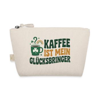 Kaffee ist mein Glücksbringer - Bio-Täschchen - Natur - Vorne