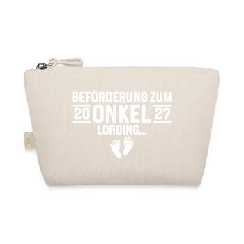 Beförderung zum Onkel 2027 loading - Bio-Täschchen - Natur - Vorne