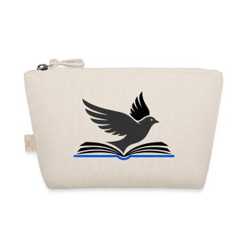 Bird flies out of book - Organic Pouch - nature - Front