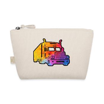 Colorful truck - Organic Pouch - nature - Front