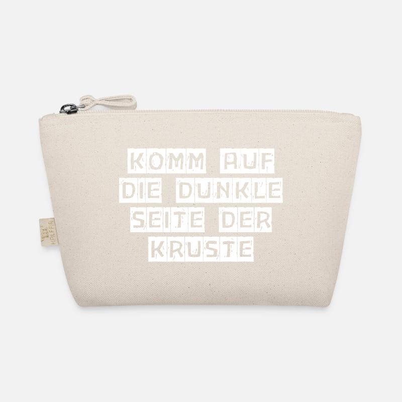 Komm auf die dunkle Seite der Kruste - Bio-Täschchen - Natur