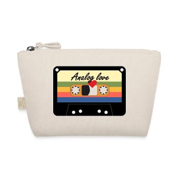 Analog Love Retro Cassette - Organic Pouch - nature - Front