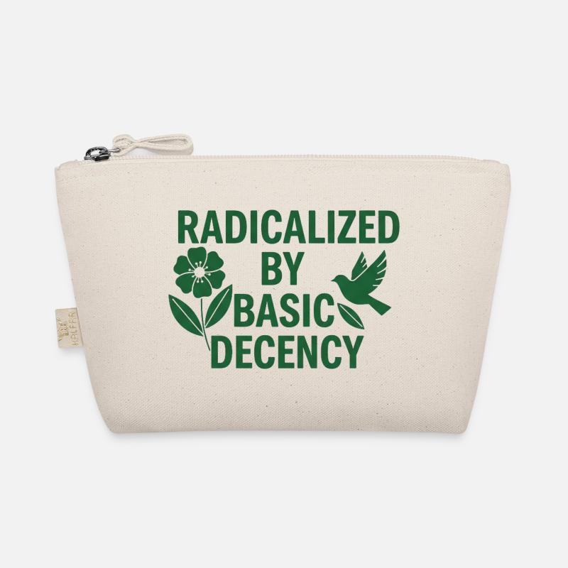 Progressive Values Basic Decency Shirt Bio-Täschchen