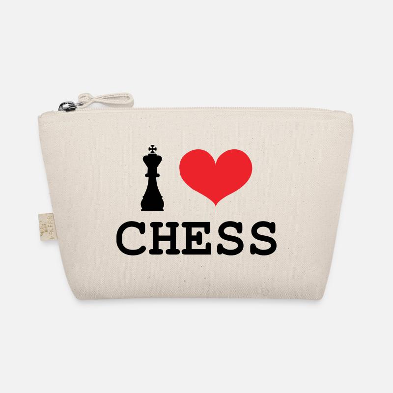 Passion Jeu d'Échecs King Love Trousse biologique