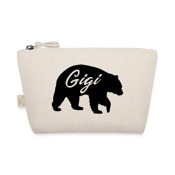 Gigi Bär süßes Oma-Hemd-Geschenk - Bio-Täschchen - Natur - Vorne