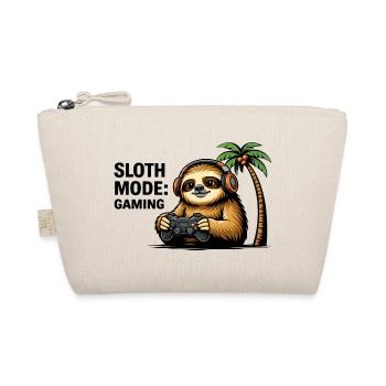 Palm Gamer Sloth - Organic Pouch - nature - Front