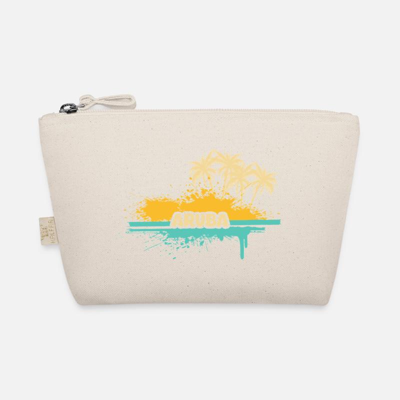 Aruba as palm trees Organic Pouch