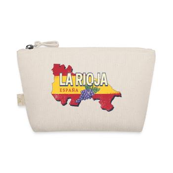 La Rioja Spanien Retro Region Reben Vintage Wein - Bio-Täschchen - Natur - Vorne
