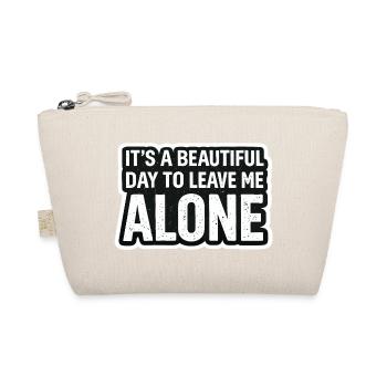 Je veux la paix Laisse-moi tranquille - Trousse biologique - nature - Devant