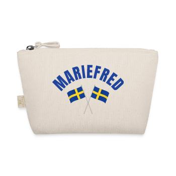 Mariefred Schwedische Flaggen - Bio-Täschchen - Natur - Vorne