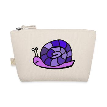 - Snail Cartoon Kids Child - Organic Pouch - nature - Front