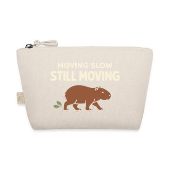 Cute Capybara Stress Reliever, No Stress, - Organic Pouch - nature - Front