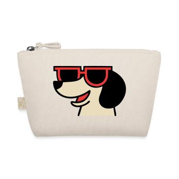 Cooler Dackel Brille Chef - Bio-Täschchen - Natur - Vorne