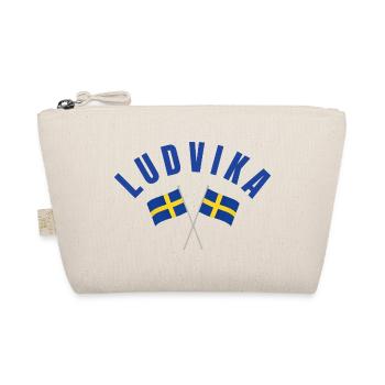 Ludvika Schweden Flaggen - Bio-Täschchen - Natur - Vorne