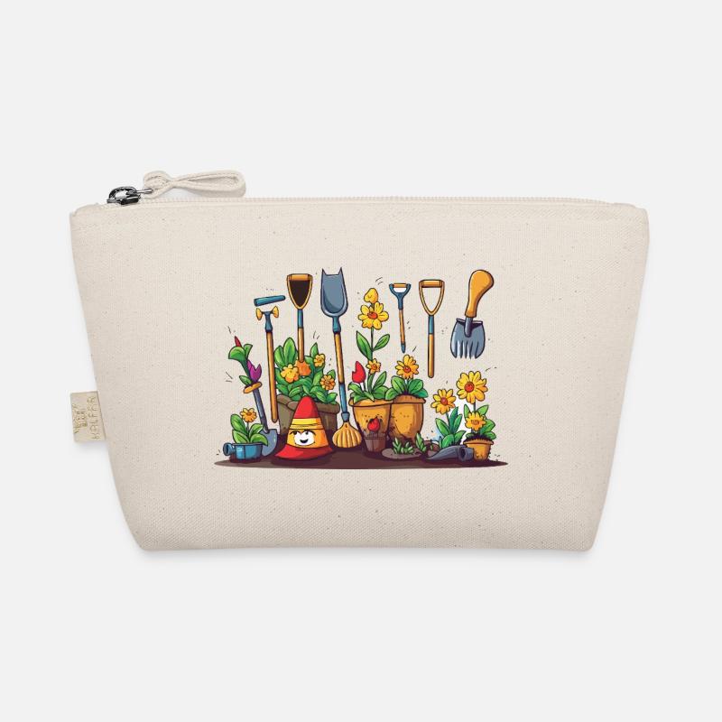 Scène des fleurs d’outils de jardin Trousse biologique