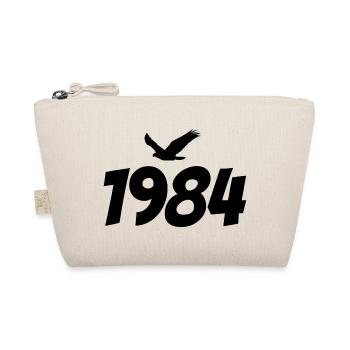1984 Vintage Jahrgang Adler Grafik - Bio-Täschchen - Natur - Vorne