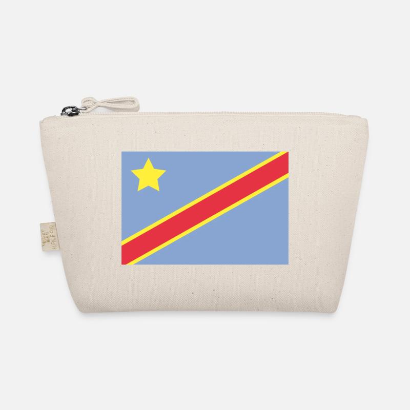 Congo flag Organic Pouch