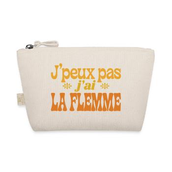 Jpeux pas jai la flemme - Trousse biologique - nature - Devant