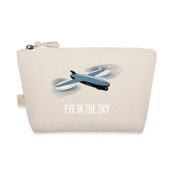 Eye in the Sky Jet Kunstwerk - Bio-Täschchen - Natur - Vorne