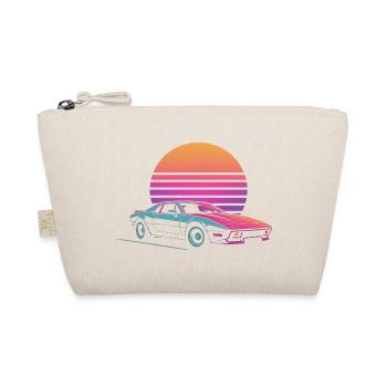 Vaporwave Auto Outrun Sunset Synthé des années 80 - Trousse biologique - nature - Devant