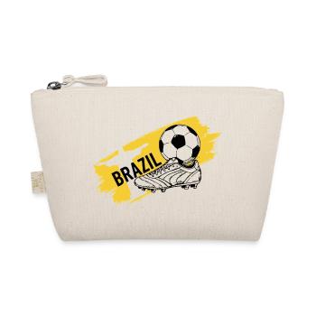 Brésil Football Maillot Supporter Brasil Soccer - Trousse biologique - nature - Devant
