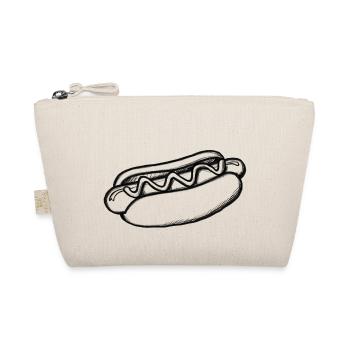 Hot Dog - Illustration - Bio-Täschchen - Natur - Vorne