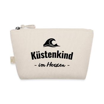 Küste im Herzen - Bio-Täschchen - Natur - Vorne