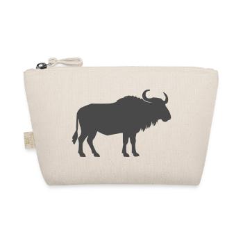 Silhouette de bison devant la prairie - Trousse biologique - nature - Devant