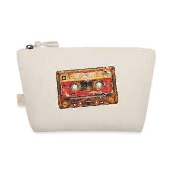 Cassette rétro vintage - Trousse biologique - nature - Devant