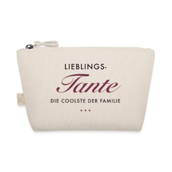 LieblingsTante Eleganz - Bio-Täschchen - Natur - Vorne