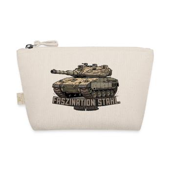 Merkava Panzer – Faszination Stahl. Nicht Krieg. - Bio-Täschchen - Natur - Vorne
