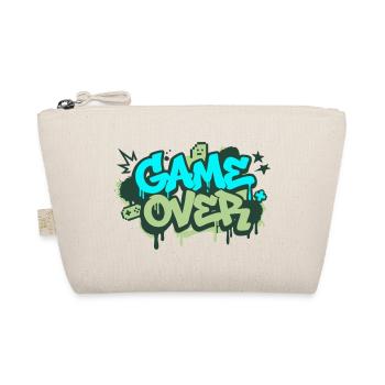 Game Over Graffiti Logo - Bio-Täschchen - Natur - Vorne