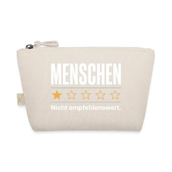 Menschen 1 stern bewertung i schlech nicht  - Bio-Täschchen - Natur - Vorne
