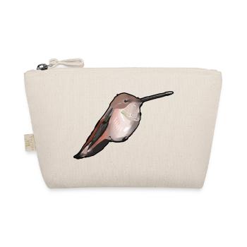 Kolibri im Abendlicht - Bio-Täschchen - Natur - Vorne