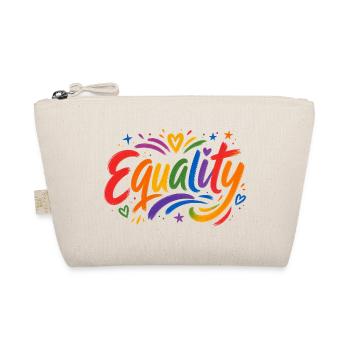Equality Rainbow T-Shirt CSD Pride - Organic Pouch - nature - Front