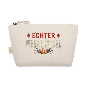 Echter Metal Onkel Heavy Metal Geschenk - Bio-Täschchen - Natur - Vorne