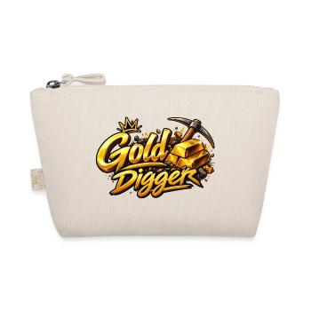 Gold Digger Gloss Motif - Organic Pouch - nature - Front
