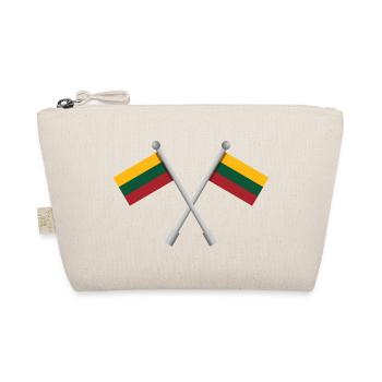 Litauische Flagge - Bio-Täschchen - Natur - Vorne