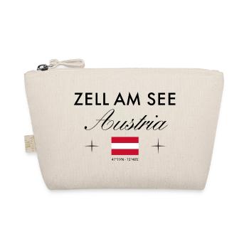 Zell am See Österreich Koordinaten Reise Souvenir - Bio-Täschchen - Natur - Vorne
