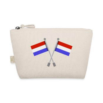 Niederländische Flagge - Bio-Täschchen - Natur - Vorne